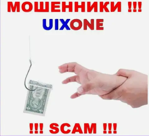Рискованно соглашаться иметь дело с интернет мошенниками Uix One, прикарманивают денежные средства
