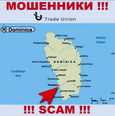 Commonwealth of Dominica - именно здесь юридически зарегистрирована контора TradeUnion