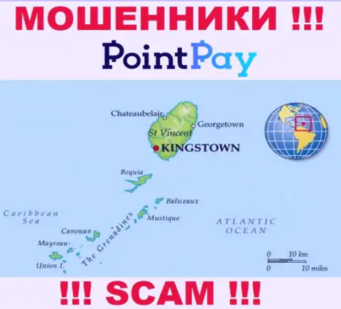 Point Pay LLC - это интернет-мошенники, их адрес регистрации на территории Сент-Винсент и Гренадины