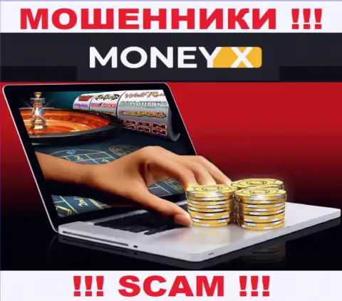 Online-казино - это направление деятельности мошенников Money X