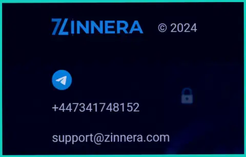 Контакты компании Zinnera