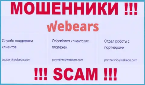 Не советуем связываться через е-майл с компанией Webears - это МОШЕННИКИ !!!
