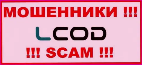 Логотип МОШЕННИКОВ L-Cod Com
