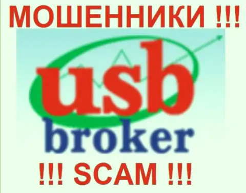 Лого преступной ФОРЕКС организации УСББрокер Ком