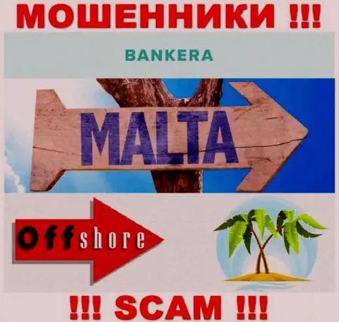 С Bankera не торопитесь работать, адрес регистрации на территории Malta