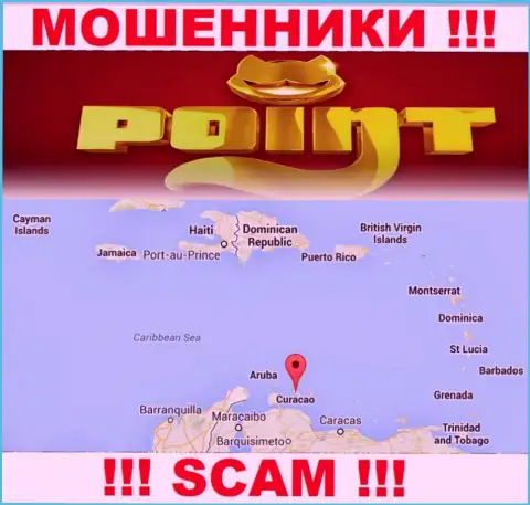 Контора Point Loto зарегистрирована довольно-таки далеко от оставленных без денег ими клиентов на территории Curacao