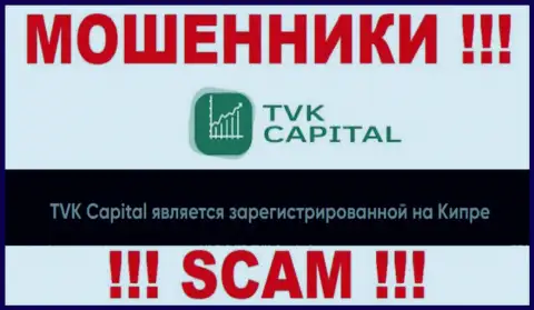 TVK Capital специально зарегистрированы в оффшоре на территории Cyprus - это МАХИНАТОРЫ !!!