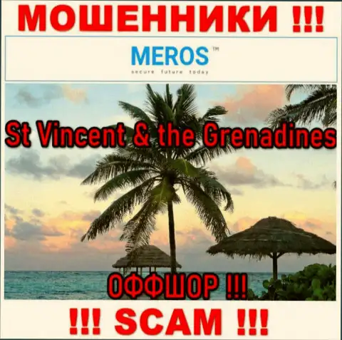 St Vincent & the Grenadines - это юридическое место регистрации конторы МеросМТ Маркетс ЛЛК
