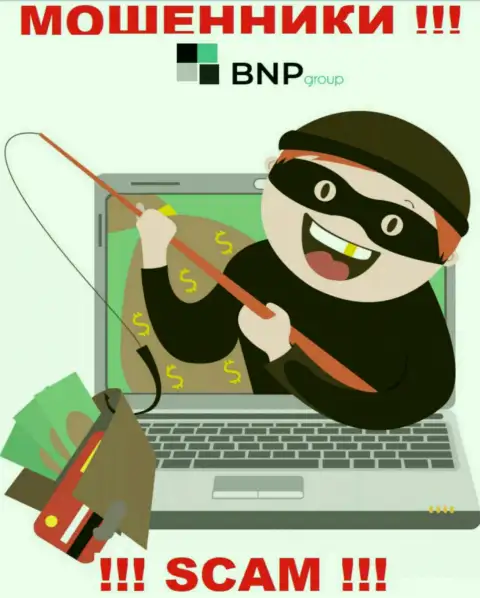 BNP Group - это интернет мошенники, не дайте им уболтать Вас взаимодействовать, в противном случае уведут Ваши деньги