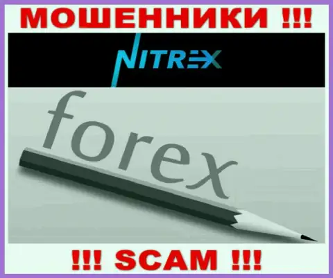 Не вводите финансовые средства в Nitrex Pro, род деятельности которых - FOREX