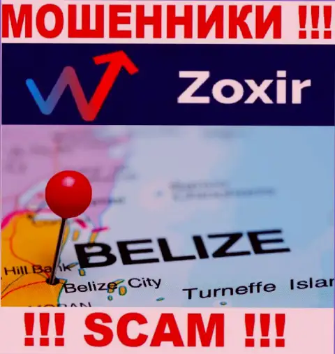 Организация Zoxir Com - это мошенники, находятся на территории Belize, а это офшорная зона