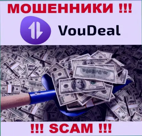 Невозможно вернуть вложенные деньги из ДЦ Vou Deal, именно поэтому ни рубля дополнительно заводить не нужно