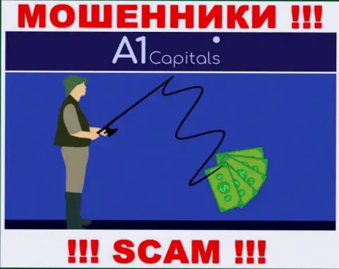 Не верьте в рассказы internet мошенников из компании A1Capitals Com, разведут на денежные средства и не заметите