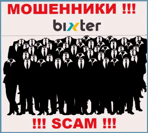 Организация Bixter Org не вызывает доверие, так как скрываются инфу о ее прямых руководителях