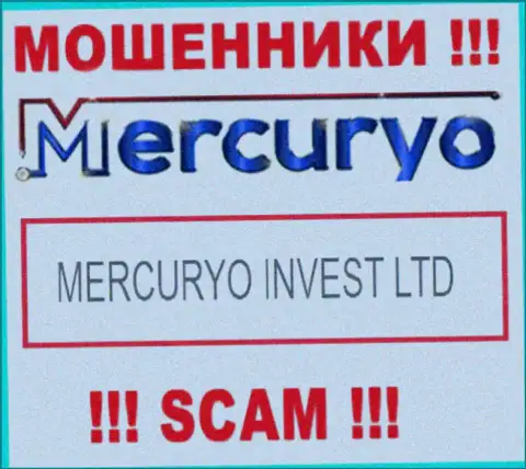 Юр. лицо Меркурио - это Mercuryo Invest LTD, такую инфу расположили мошенники на своем ресурсе