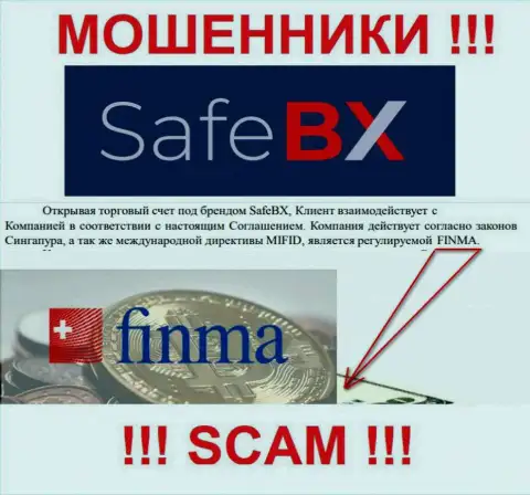 SafeBX и их регулятор: FINMA - это МОШЕННИКИ !